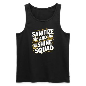 School administrators School staff Caretakers - Men's Premium Organic Tank Top - black - Front - Michal (187cm)