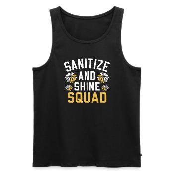 School administrators School staff Caretakers - Men's Premium Organic Tank Top - black - Front - Michal (187cm)