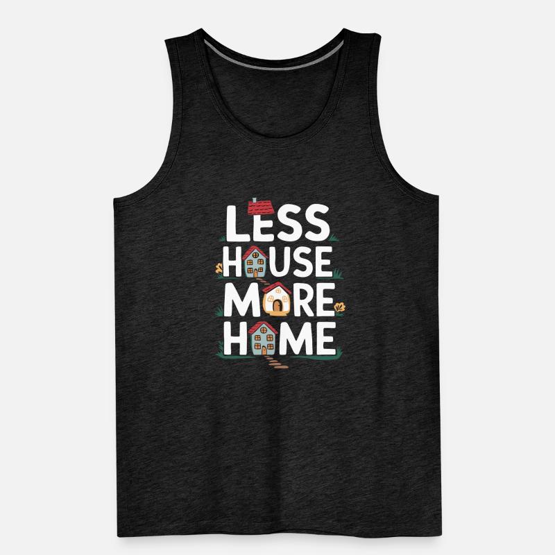 Rolling Tiny House Minimalist Lifestyle Men's Premium Organic Tank Top