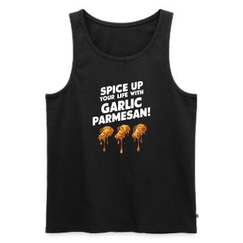 Chicken Wings Wing Hot Cooked Chicken Fast Food - Männer Premium Bio Tank Top - Schwarz - Vorne - AI Model Male 178 light (178cm)