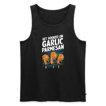 Chicken Wings Wing Hot Cooked Chicken Fast Food - Männer Premium Bio Tank Top - Schwarz - Vorne - AI Model Male 178 light (178cm)