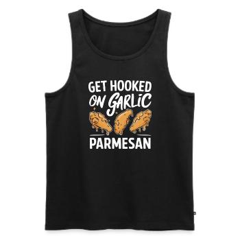 Chicken Wings Wing Hot Cooked Chicken Fast Food - Männer Premium Bio Tank Top - Schwarz - Vorne - AI Model Male 178 light (178cm)