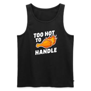 Hot Chicken Wings Spicy Wings Buffalo Wings - Männer Premium Bio Tank Top - Schwarz - Vorne - AI Model Male 178 light (178cm)