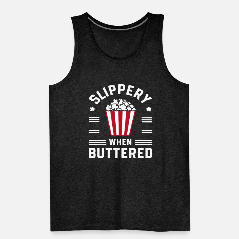Lustiger Popcorn-spruch, Binge-watching-popcorn Männer Premium Bio Tank Top