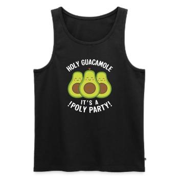Polyamorous Community Polyamorous Parenting - Men's Premium Organic Tank Top - black - Front - AI Model Male 178 light (178cm)
