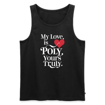 Polyamorous Community Polyamorous Parenting - Men's Premium Organic Tank Top - black - Front - AI Model Male 178 light (178cm)