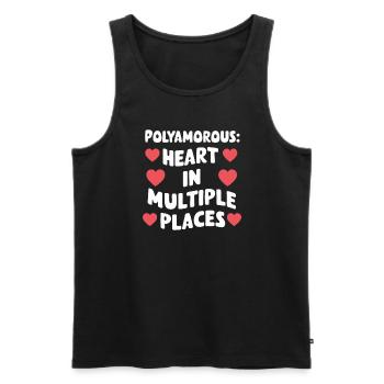 Polyamorous Community Polyamorous Parenting - Men's Premium Organic Tank Top - black - Front - AI Model Male 178 light (178cm)