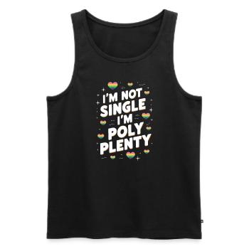 Polyamorous Community Polyamorous Parenting - Men's Premium Organic Tank Top - black - Front - AI Model Male 178 light (178cm)