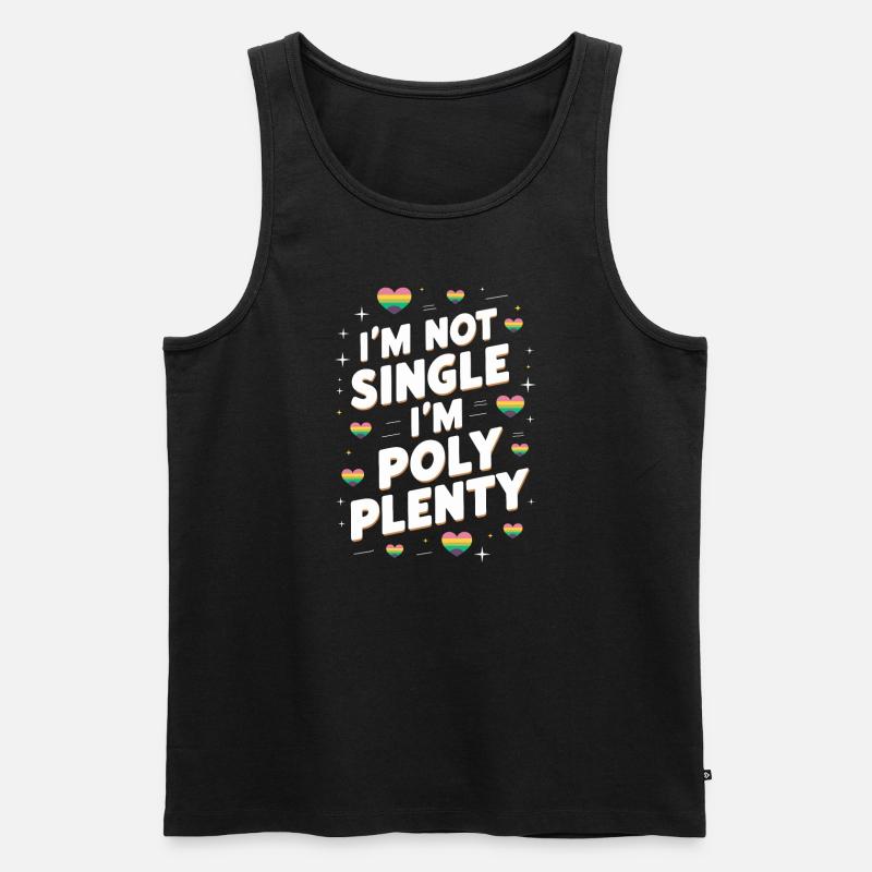Communauté polyamoureuse Parentalité polyamoureuse - Débardeur bio Premium Homme - noir