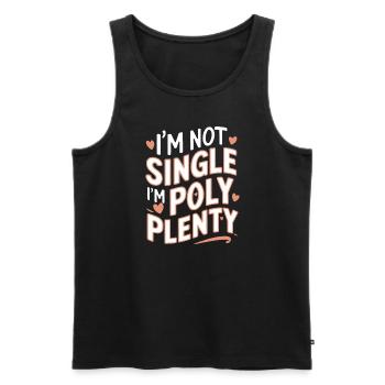 Polyamorous Community Polyamorous Parenting - Men's Premium Organic Tank Top - black - Front - AI Model Male 178 light (178cm)