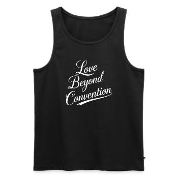 Polyamorous Community Polyamorous Parenting - Men's Premium Organic Tank Top - black - Front - AI Model Male 178 light (178cm)