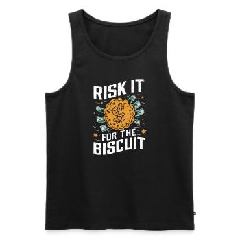 Börsenhändler, Forex-händler, Anlegerhandel - Männer Premium Bio Tank Top - Schwarz - Vorne - Michal (187cm)