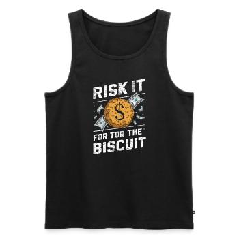 Börsenhändler, Forex-händler, Anlegerhandel - Männer Premium Bio Tank Top - Schwarz - Vorne - Michal (187cm)