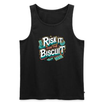 Börsenhändler, Forex-händler, Anlegerhandel - Männer Premium Bio Tank Top - Schwarz - Vorne - AI Model Male 178 light (178cm)