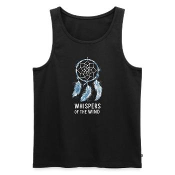 Dream Catcher Bohemian Spiritual Dreamcatcher - Männer Premium Bio Tank Top - Schwarz - Vorne - AI Model Male 178 light (178cm)