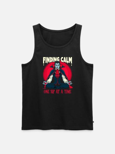 Meditation, Mindfulness, Relaxation, Inner - Men's Premium Organic Tank Top - black