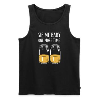 Vorteile Von Kombucha Für Brewer Maker Tea Lover - Männer Premium Bio Tank Top - Schwarz - Vorne - AI Model Male 178 light (178cm)