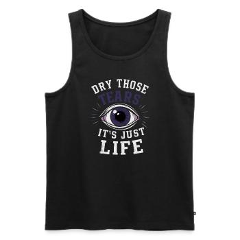 Renouveau de l’emo et mode alternative pour les enfants de la scène - Débardeur bio Premium Homme - noir - Devant - AI Model Male 178 light (178cm)