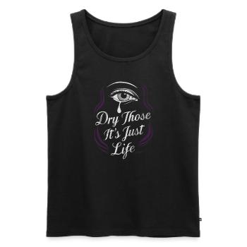 Renouveau de l’emo et mode alternative pour les enfants de la scène - Débardeur bio Premium Homme - noir - Devant - AI Model Male 178 light (178cm)