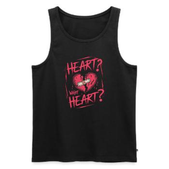 Revival emo et mode alternative pour Scene Kids - Débardeur bio Premium Homme - noir - Devant - AI Model Male 178 light (178cm)