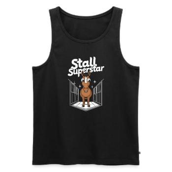 Funny horse motifs for horse lovers and - Men's Premium Organic Tank Top - black - Front - Michal (187cm)