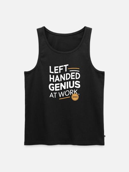 Linkshänder Lefty Left-hander Leftie Buddy - Men's Premium Organic Tank Top - black