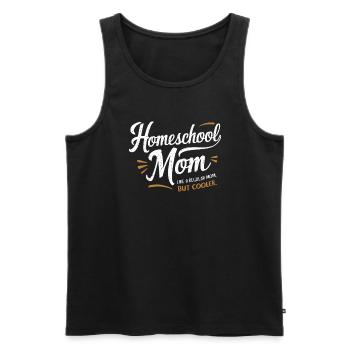 Homeschool Mom Dad Family Life Community Journey - Men's Premium Organic Tank Top - black - Front - Michal (187cm)
