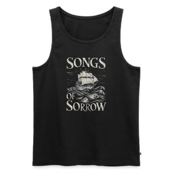 Sailors Sea Shanty Singing Ship Adventures - Männer Premium Bio Tank Top - Schwarz - Vorne - Michal (187cm)