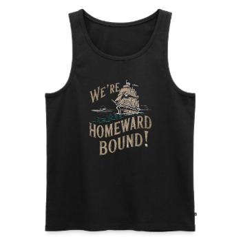 marins Sea Shanty Chant Ship Adventures - Débardeur bio Premium Homme - noir - Devant - Michal (187cm)