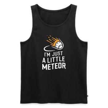 Stargazing And Meteor Shower Enthusiast - Männer Premium Bio Tank Top - Schwarz - Vorne - AI Model Male 178 light (178cm)