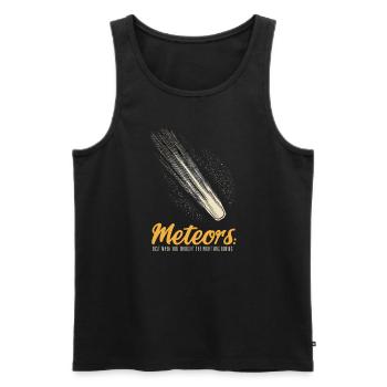 Stargazing And Meteor Shower Enthusiast - Männer Premium Bio Tank Top - Schwarz - Vorne - AI Model Male 178 light (178cm)
