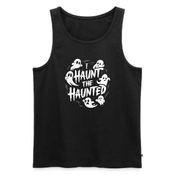 Ghost Bait Halloween Parapsychology Paranormal - Men's Premium Organic Tank Top - black - Front - AI Model Male 178 light (178cm)