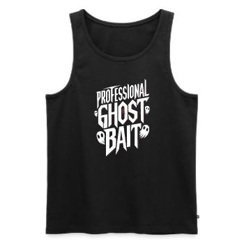 Ghost Bait Halloween Parapsychology Paranormal - Men's Premium Organic Tank Top - black - Front - AI Model Male 178 light (178cm)