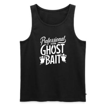 Ghost Bait Halloween Parapsychology Paranormal - Men's Premium Organic Tank Top - black - Front - AI Model Male 178 light (178cm)