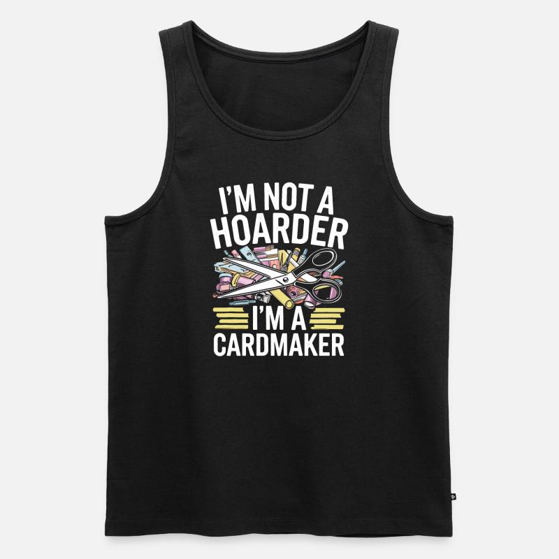 Cardmaker Scrapbooking-kartenherstellungssets Für - Männer Premium Bio Tank Top - Schwarz