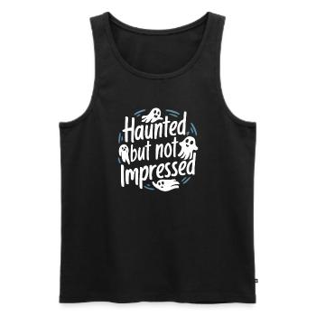 Ghost Bait Halloween Parapsychology Paranormal - Men's Premium Organic Tank Top - black - Front - AI Model Male 178 light (178cm)