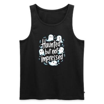 Ghost Bait Halloween Parapsychology Paranormal - Men's Premium Organic Tank Top - black - Front - AI Model Male 178 light (178cm)