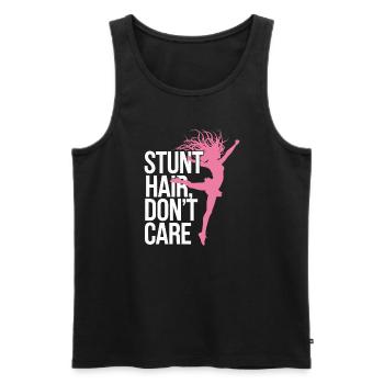 Cheerleading and Stunt Team Training for Spirit - Men's Premium Organic Tank Top - black - Front - AI Model Male 178 light (178cm)