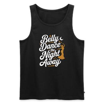 Rhythmic movements in oriental dance: - Men's Premium Organic Tank Top - black - Front - AI Model Male 178 light (178cm)