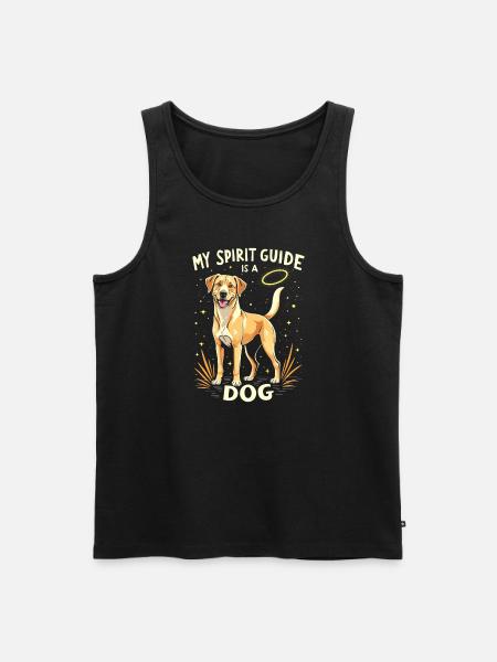 Spirituel rejse med dit sjæledyr - - Herre Premium økologisk tanktop - sort