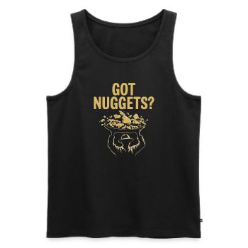 Goldrausch Abenteuer Goldsucher Schatzsuche - Männer Premium Bio Tank Top - Schwarz - Vorne - AI Model Male 178 light (178cm)