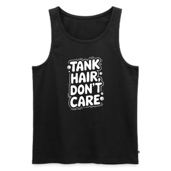 Aquascaping Enthusiast Underwater Gardening - Men's Premium Organic Tank Top - black - Front - AI Model Male 178 light (178cm)