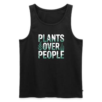 Aquascaping Enthusiast Underwater Gardening - Men's Premium Organic Tank Top - black - Front - AI Model Male 178 light (178cm)