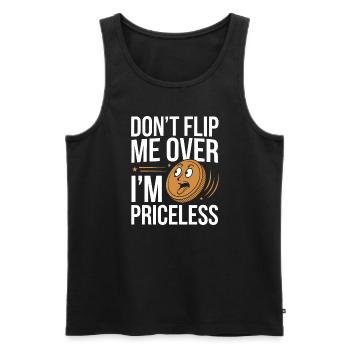 Coin Collector Coin Collection Numismatic History - Men's Premium Organic Tank Top - black - Front - Michal (187cm)