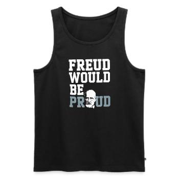 Understanding Psychology Mind and Behavior - Männer Premium Bio Tank Top - Schwarz - Vorne - Michal (187cm)