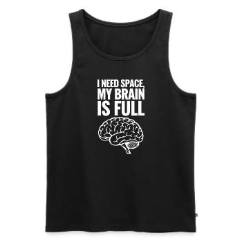 Understanding Psychology Mind and Behavior - Männer Premium Bio Tank Top - Schwarz - Vorne - Michal (187cm)