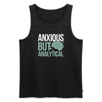 Understanding Psychology Mind and Behavior - Männer Premium Bio Tank Top - Schwarz - Vorne - Michal (187cm)