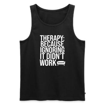 Understanding Psychology Mind and Behavior - Männer Premium Bio Tank Top - Schwarz - Vorne - Michal (187cm)