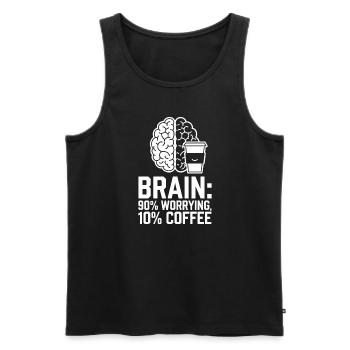 Understanding Psychology Mind and Behavior - Männer Premium Bio Tank Top - Schwarz - Vorne - Michal (187cm)