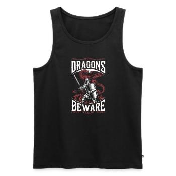 Renaissance Fair Outfit Medieval Ren Faire - Men's Premium Organic Tank Top - black - Front - AI Model Male 178 light (178cm)